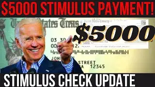 $5000 CHECKS FOR SOME! 4th Stimulus Package Update+ $200 Checks + Build Back Better Break Up