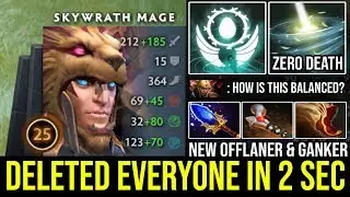 How to Delete Everyone in 2 Seconds - NEW Cancer Offlane & Ganking God Skywrath 21Kills Zero Death