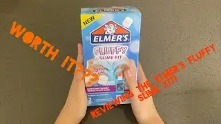 Reviewing the Elmer&rsquo;s Fluffy Slime Kit! | Slime