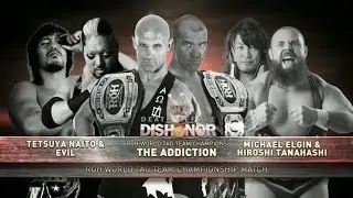 Tetsuya Naito & EVIL vs. The Addiction vs. Hiroshi Tanahashi & Michael Elgin - ROH 2016