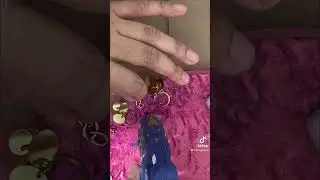 Adding the broken Jewelry to my recycled material art piece | Arts and Crafts #artsandcrafts