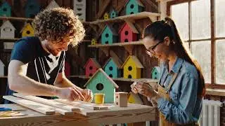 Crafting Birdhouses: Friendship in the Workshop