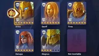 Age Of Magic Counter ( Artus . Magnus . Scarif . Tiros . Denaya)