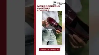 Bordeaux Leather Calfskin Lining Handmade King and Small Size Men's Loafer Shoes