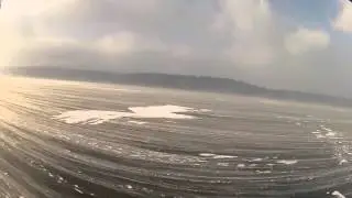 Speed kite'ice surfing 2012   1080p