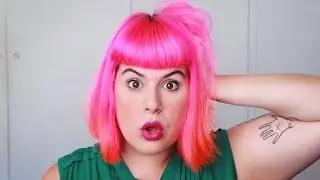 PINTANDO O CABELO DE ROSA PINK!