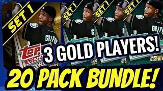 3 GOLD PLAYERS PULLED! 20 PACK BUNDLE OPENING! MLB The Show 17 Diamond Dynasty