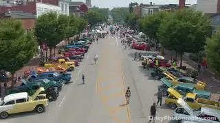 2021 Lebanon Ohio Blues Fest & Car Show Aerial Drone Video in 4K