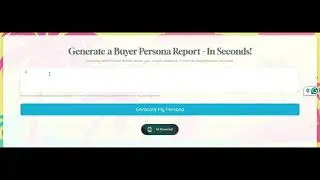 AI Persona Generator - PersonaFlux Demo