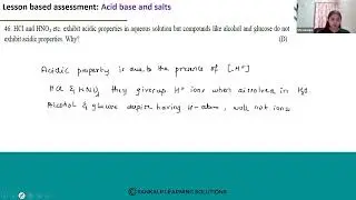LBA -  Acid, bases and salts  - EM  - Q46 -  MCQ