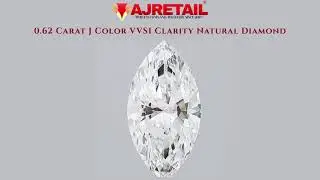 💎 0.62 Carat J Color VVS1 Clarity Natural Diamond #naturaldiamonds #ajretail