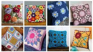 Beautiful and stylish crochet cushion designs #unique new pillows covers ideas