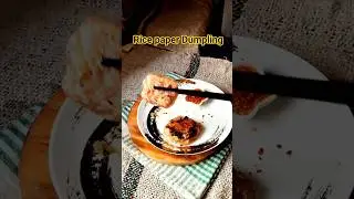 korean rice paper dumping.A very tasty and healthy with ingredients.. #shorts #koreanfood