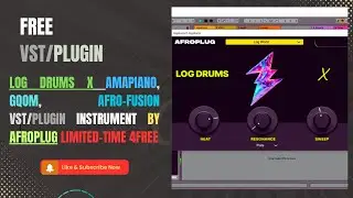 Log Drums X - Amapiano, Gqom, Afro-Fusion VST/Plugin Instrument by Afroplug (Limited-Time 4FREE)