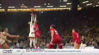Lucy Olsen&rsquo;s 27 points lead Iowa past Rutgers 55-43