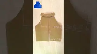 5-6 years baby halter neck top | Easy method halter neck top cutting #baby #halterneck #top