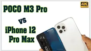 POCO M3 Pro 5G Vs iPhone 12 Pro Max Speed Test & Camera Comparison