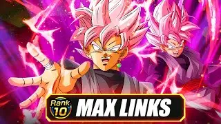 HE NEEDS A LOT OF RNG BUT HE *CAN* COOK! MAX LINKS PHY ROSE GOKU BLACK SHOWCASE! (Dokkan Battle)