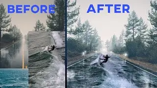 [Photoshop Manipulation] Road Surfing - Photoshop manipulation tutorial 2021