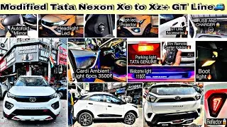 Modified Tata Nexon 2022 with GT line Kit 🔥Nexon Modification 2022 😱 Tata Nexon 2022