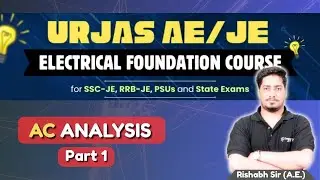AC Analysis DEMO VIDEO | Network Theory | From our URJAS AE/JE Electrical Course #sscje #rrbje