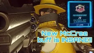 McCree got a huge Peacekeeper Buff!!