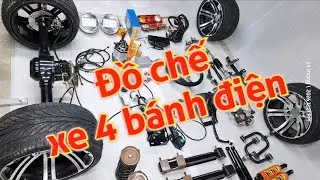 🚗 BỘ CHẾ XE ĐIỆN 4 BÁNH – THIẾT KẾ CHẮC CHẮN, AN TOÀN, SANG TRỌNG