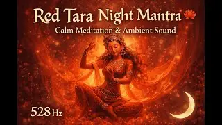Red Tara Night Mantra | Calm Meditation & Ambient sound | 528 hz