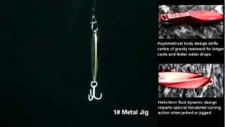 Блесна вертикальная GT-Bio 1# metal jig.flv