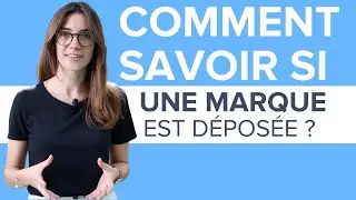 Comment savoir si une marque est d&eacute;pos&eacute;e ?