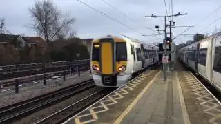 3x C2C Class 387 units departing West Ham