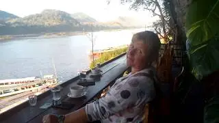 Luang Prabang, Laos. Saffron's Coffee Shop.