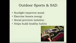 Outdoor sports and teens mental health