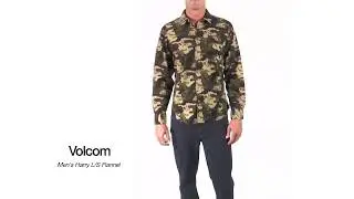 Volcom Men's Harry Long Sleeve Flannel | SwimOutlet.com