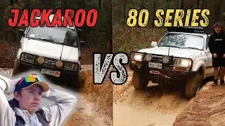 Jackaroo VS 80 Series in the WET💦💦 | 4WD TRIPS |