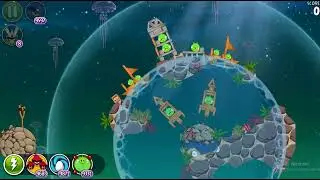Angry Birds Space (Android) Pig Dipper All Level Space Eagle 100% (Walkthrough Part 6)