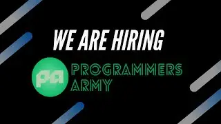 Programmers Army Hiring