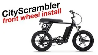 CityScrambler Front Wheel Installation