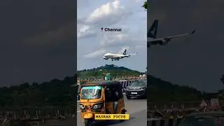 Chennai Airport Landing cathey pacific Cargo Aircraft Boeing 747 #chennaiairport #maa #b747 #shots