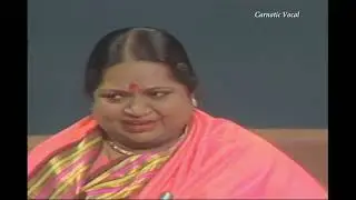 Carnatic Classical Music - Dr M L Vasanthakumari