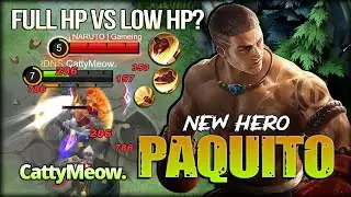 Fightback with Low HP? NEW Hero Paquito by CattyMeow. - Mobile Legends: Bang Bang