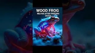 Wood Frog Re -Lives After Freezing Death In Alaska ☃️❄️ #facts #short #youtubeshorts #woodfrog #yt