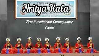 Ghatu Nepali Folk Dance 'Daya Sari Biruwa Ta'. 208th BHANU JAYANTI, Aizawl, Mizoram
