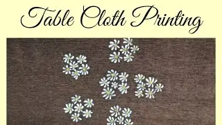 Handmade print # Table Cloth Print