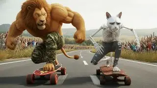 &ldquo;Heartbroken Skinny Cat Wins Skateboard Championship | Most Emotional Love Story Ever 🐱💔🛹