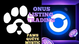 #ONUS#LISTING VALIDER  VOICI COMMENT FAIRE #PAWS QU&Ecirc;TE MYST&Egrave;RE SOLUTION ICI 🌟🌜🌜🌟