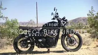 2017 Triumph Street Scrambler Project Bike Update 1: Making It Pretty
