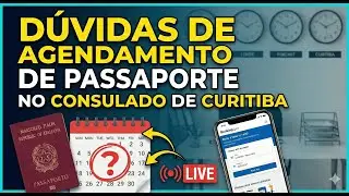 D&uacute;vidas de agendamento de passaporte no Consulado de Curitiba
