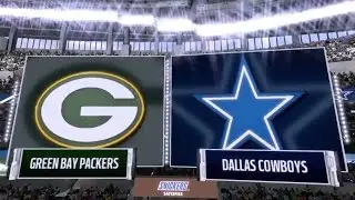 Madden 17 -  Divisional - Green Bay Packers vs Dallas Cowboys - Full Game - Simulation Nation