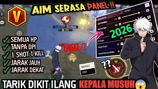 100% AUTO HEADSHOT SEMUA HP ⚙️📲 CARA SETTING SENSITIVITAS FF AUTO HEADSHOT & SETTING KONTROL + DPI😱